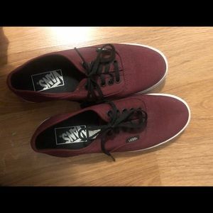Brand new maroon vans!!